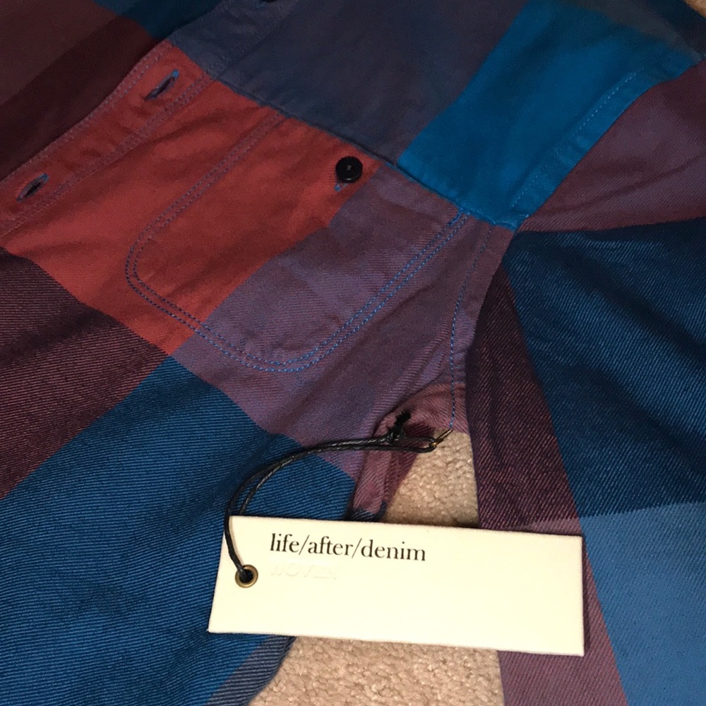 Life After Denim button down flannel shirt